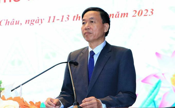 Ông Lê Văn Lương, Chủ tịch UBND tỉnh Lai Châu. Ảnh: Đinh Lan
