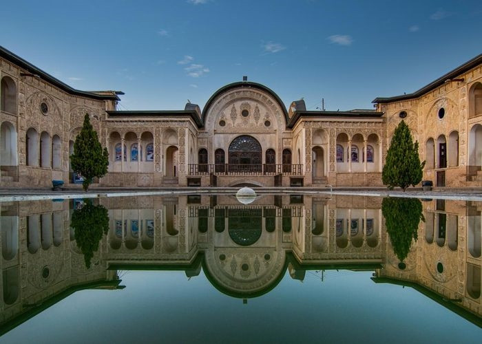 Dinh thự Tabatabaei là một công trình lịch sử nằm tại thành phố Kashan, Iran, được xây dựng vào năm 1880 (Ảnh: Ali Akbar Qafari)