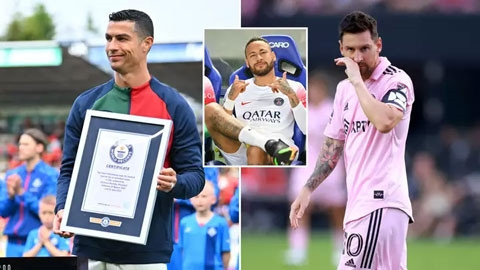 Messi vượt mặt Ronaldo về số kỷ lục Guinness