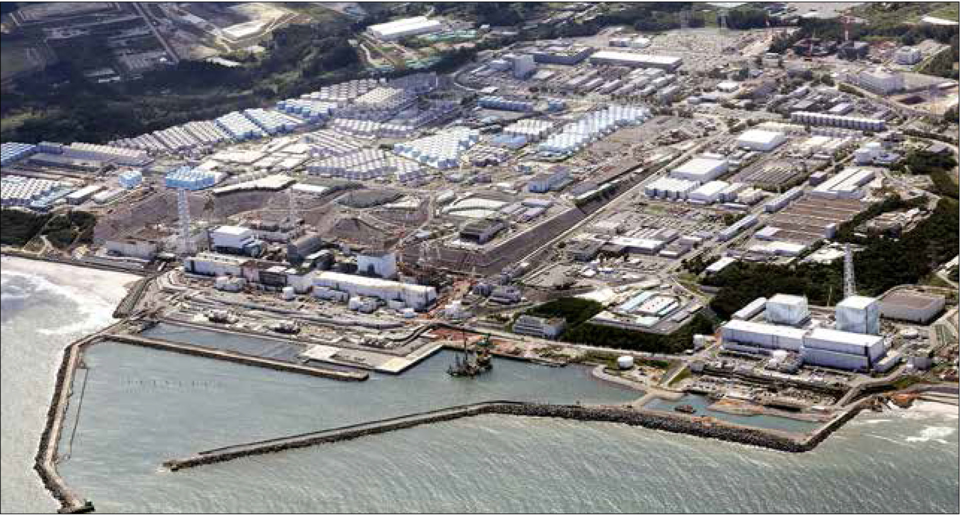 Không ảnh Nhà máy điện hạt nhân Fukushima ở Nhật Bản ngày 24-8 - Ảnh: Reuters