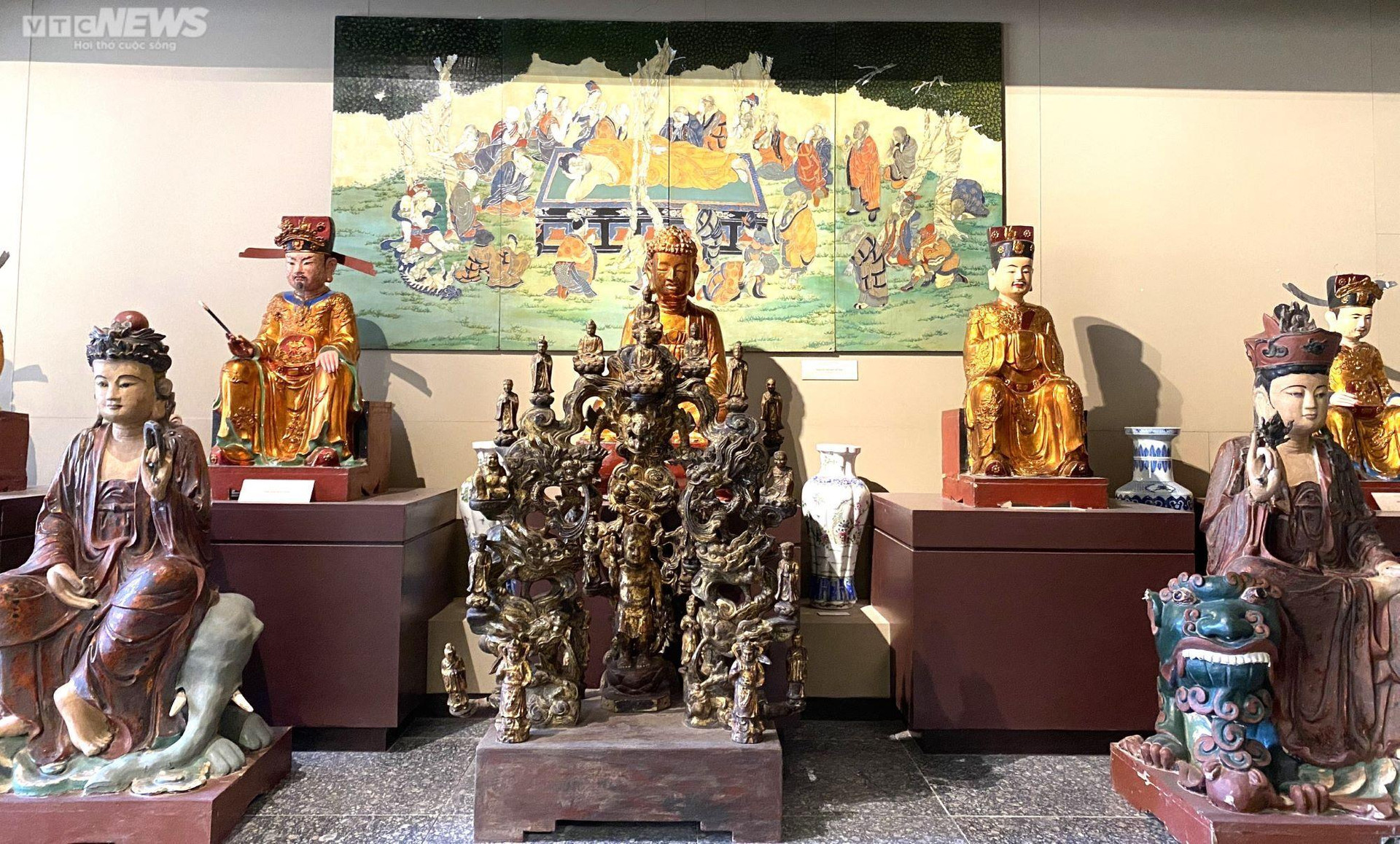 Ngoài giá trị là những tác phẩm nghệ thuật cổ, các hiện vật được trưng bày tại bảo tàng còn là sự kết tinh những nét tinh hoa của di sản văn hóa Phật giáo.