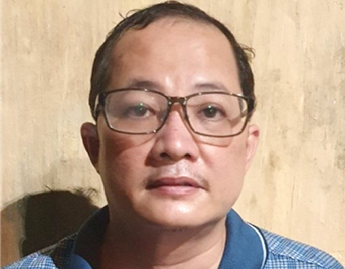 Ông Nguyễn Minh Quân khi bị bắt 11/2021. Ảnh:Công an cung cấp