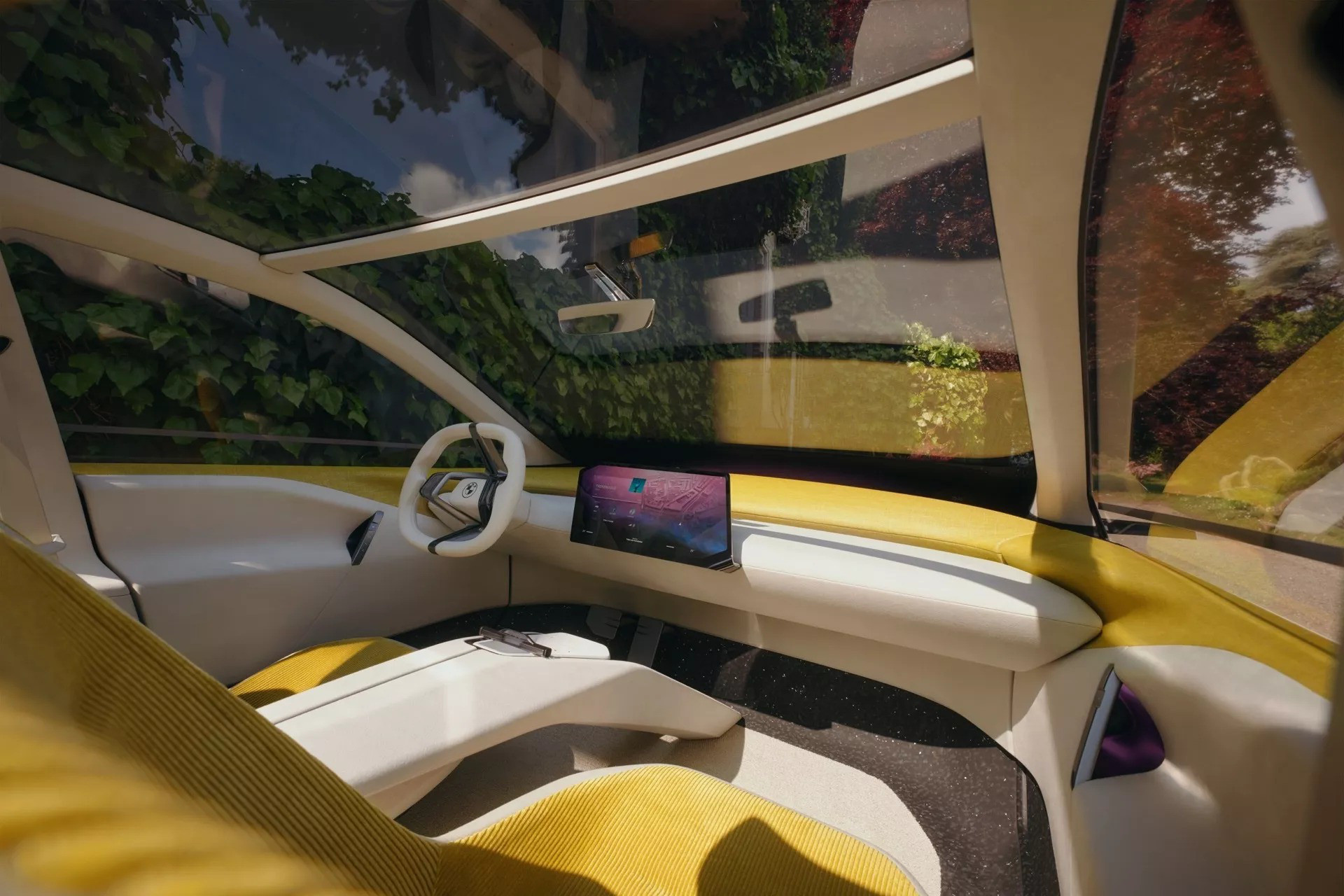 Cabin BMW Vision Neue Klasse rộng, thoáng, tối giản và hiện đại - Ảnh: BMW