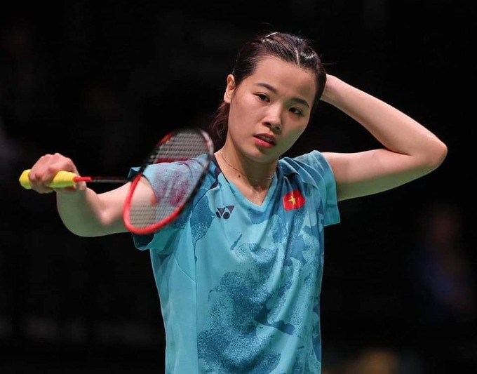 Tay vợt cầu lông nữ số một Việt Nam Nguyễn Thuỳ Linh. Ảnh: Badminton Photo