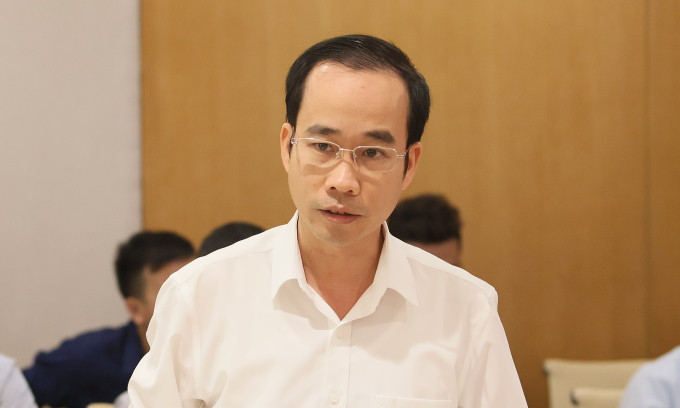 Ông Nguyễn Duy Khiêm, đại diện Cục ATTT phát biểu tại cuộc họp. Ảnh: Thảo Anh