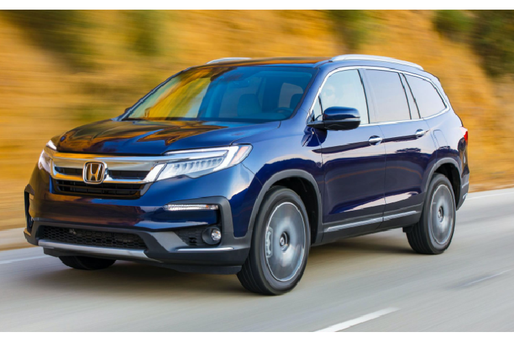 Honda Pilot 2021 là mẫu SUV cỡ lớn của Honda. (Ảnh: kienthuc.net.vn)