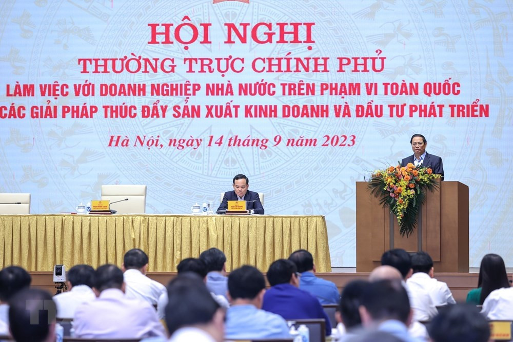 Hoi nghi Thuong truc Chinh phu voi doanh nghiep Nha nuoc Toan quoc hinh anh 1
