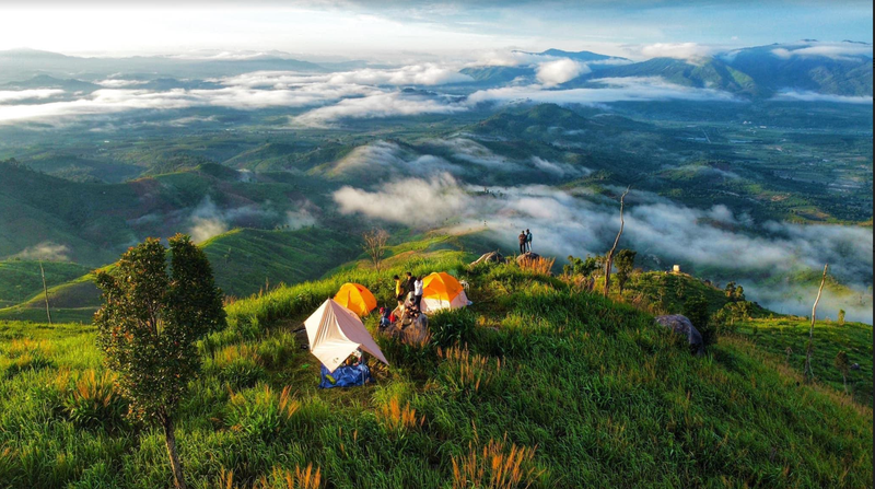 Trai nghiem camping, thuong canh dai ngan Tay Nguyen-Hinh-4