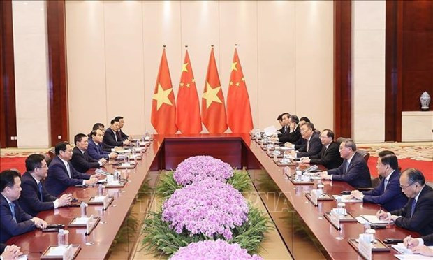 Vietnamese, Chinese PMs hold talks hinh anh 2