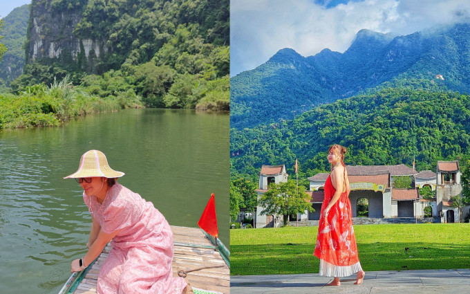 Sản phẩm trước (trái) và sau (phải) khi học chụp ảnh của chồng chị Kiều Khanh. Ảnh nhân vật cung cấp