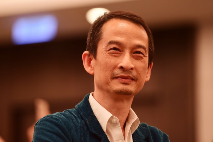 PHOTO: Vietnamese-born director Tran Anh Hung at the closing ceremony of the cinema program Gap Go Mua Thu (Autumn Encounters) in Ho Chi Minh City in July, 2023. He participated in the event as a teacher. Photo by VnExpress/Thanh Tung