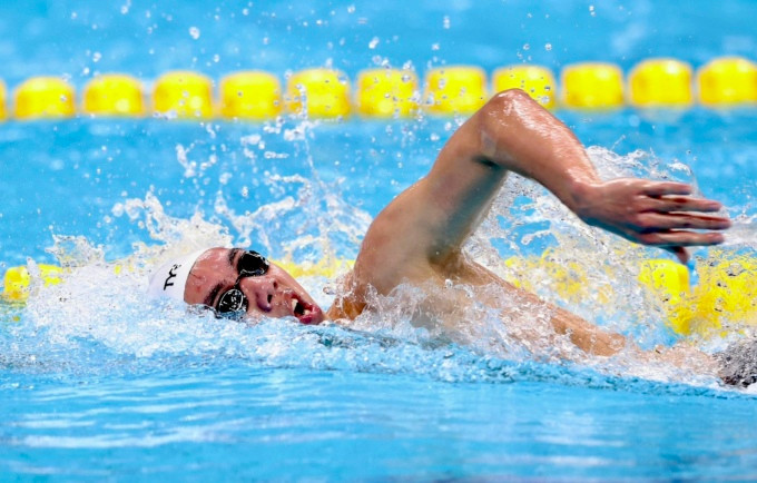 Nguyễn Huy Hoàng thi bơi 1.500 m tự do tại Asiad 19.