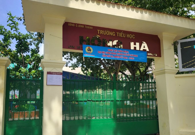 Trường Tiểu học Hồng Hà, quận Bình Thạnh. Ảnh: HN