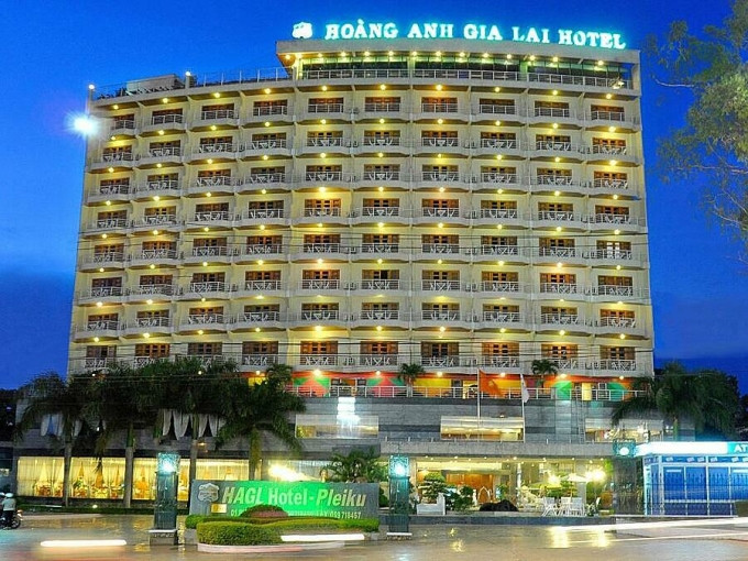 Khách sạn Hoàng Anh Gia Lai tại TP Pleiku. Ảnh: HAGL