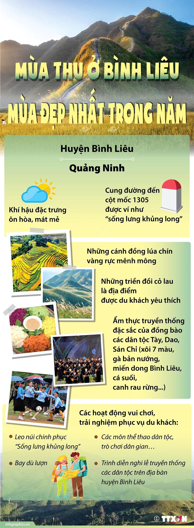 [Infographics] Mua Thu o Binh Lieu: Mua dep nhat trong nam hinh anh 1