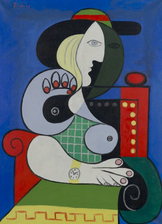 Bức Femme à la Montre của Picasso. Ảnh: The National