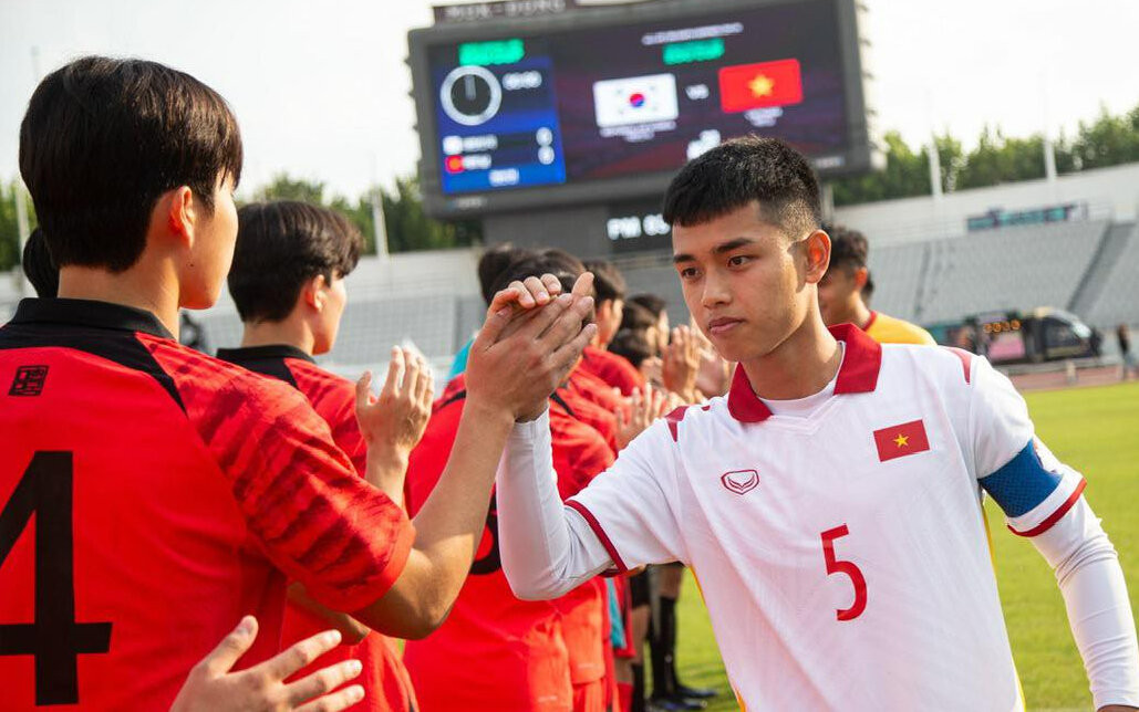 U18 Việt Nam không thể tạo bất ngờ trước Hàn Quốc.