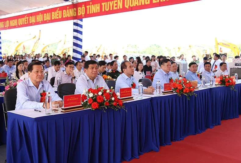 Khởi công dự án cao tốc Tuyên Quang-Hà Giang, đoạn qua tỉnh Tuyên Quang ảnh 1