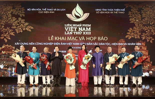 Liên hoan phim Việt Nam lần thứ 22 diễn ra tại Thừa Thiên Huế.