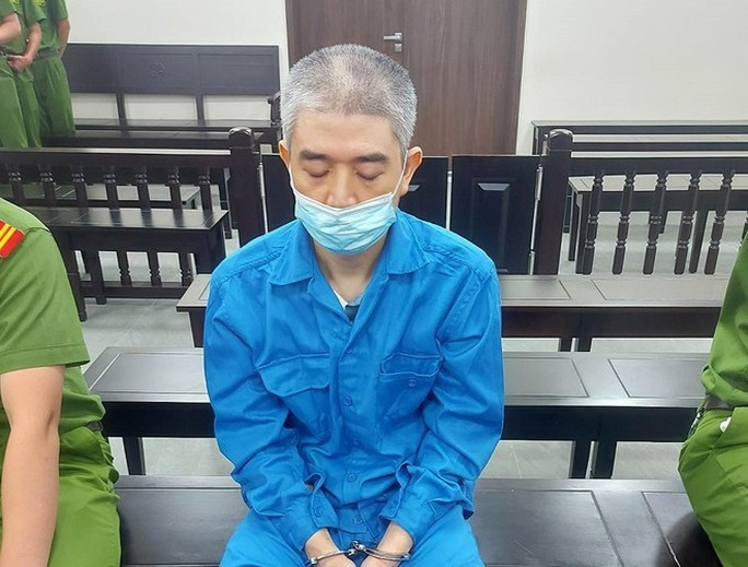 Bị cáo Mai Xuân Thái tại phiên toà.