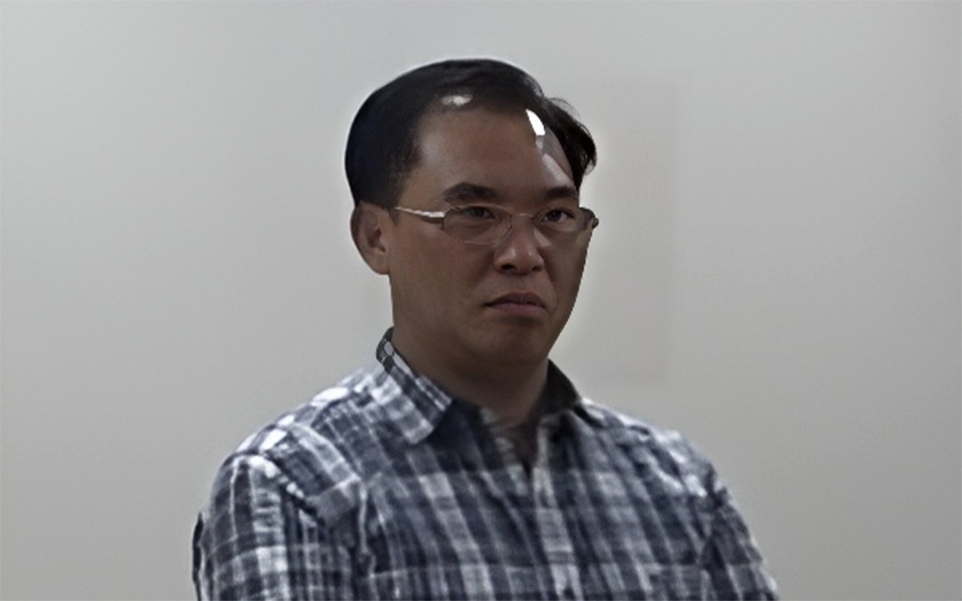 Bị can Đinh Trường Chinh, nguyên Giám đốc Công ty TNHH Thương mại - Quảng cáo - Xây dựng - Địa ốc Việt Hân. (Ảnh Công an cung cấp)