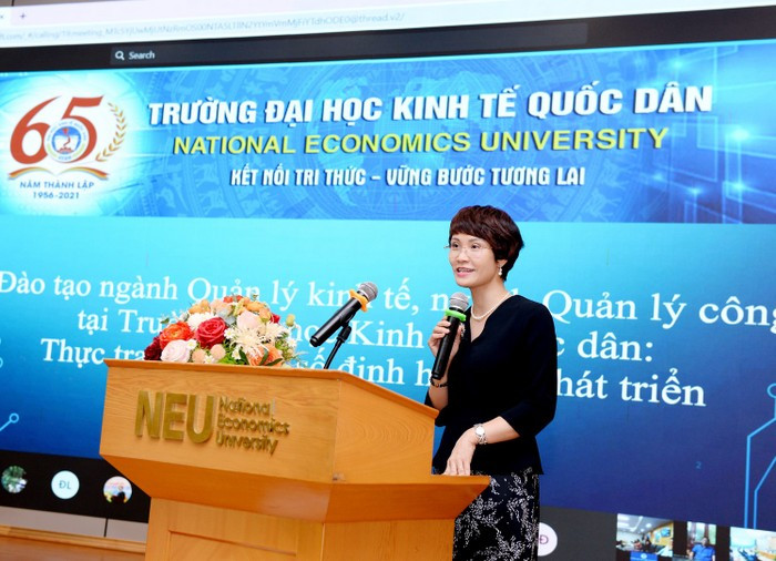 Phó Giáo sư Đỗ Thị Hải Hà là nữ ứng viên giáo sư duy nhất của ngành Kinh tế. Ảnh: Website Trường Đại học Kinh tế Quốc dân.