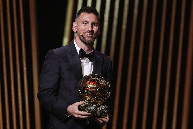 Messi áp đảo trong cuộc bình chọn Quả Bóng Vàng 2023 dù Haaland giành cú ăn ba cùng Man City. Ảnh: AFP
