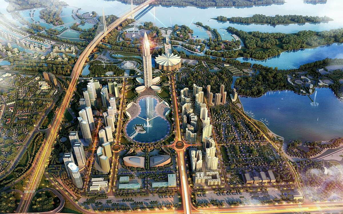 Thành phố thông minh phía bắc Hà Nội vừa chính thức triển khai thực hiện - Ảnh: H.G.