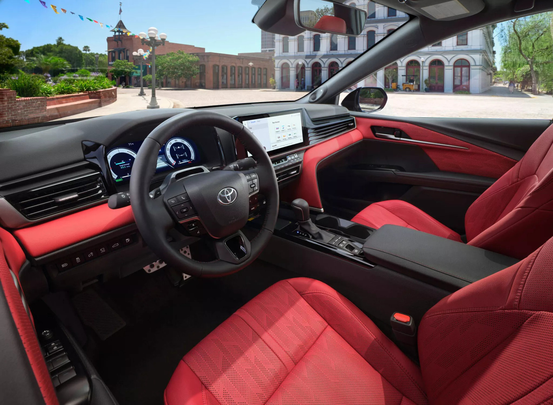 Cabin Toyota Camry 2024 mang giao diện hiện đại, rành mạch hơn thấy rõ - Ảnh: Toyota