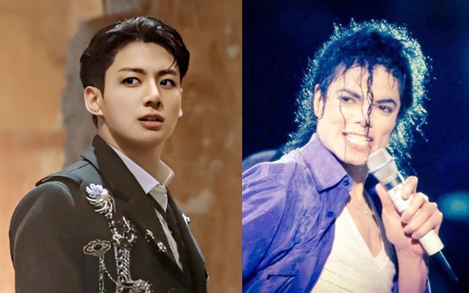 After Justin Timberlake and Justin Bieber, Jungkook (left) is considered to have the potential to succeed the king of pop music - Photo: Big Hit, Wallpaperflare