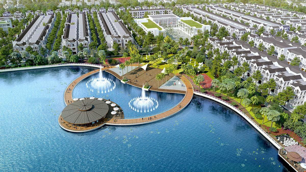 Mô hình dự án Vinhomes Vũ Yên đang được Vingroup đầu tư xây dựng tại Hải Phòng - Ảnh: V.H.