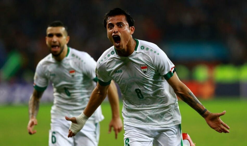 Đội tuyển Iraq vô địch Cúp vùng Vịnh 2023. (Ảnh: Getty)