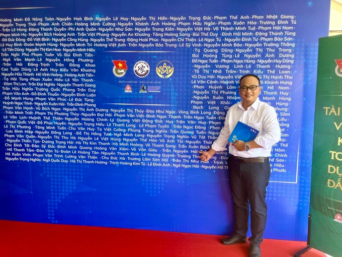 TS Trần Nguyễn Hải, thành viên Ban biên tập cho 12 tạp chí quốc tế chuẩn ISI, là gương mặt mới vào danh sách năm 2023. Ảnh:Hai Tran