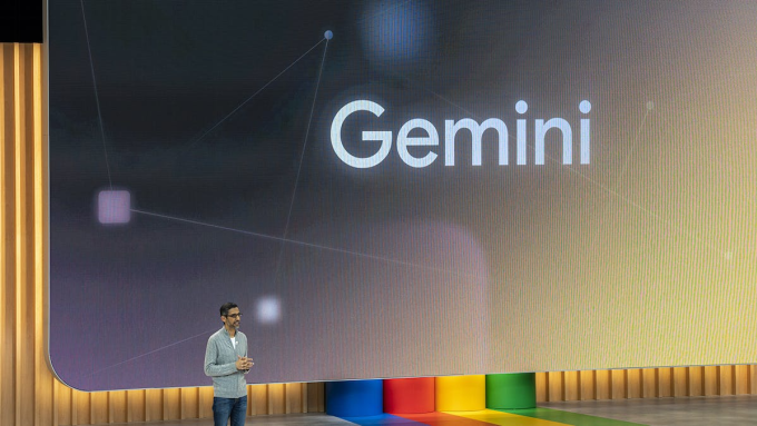 CEO Alphabet Sundar Pichai nói về Gemini tại sự kiện Google I/O 2023 hồi tháng 5. Ảnh: YouTube/Google