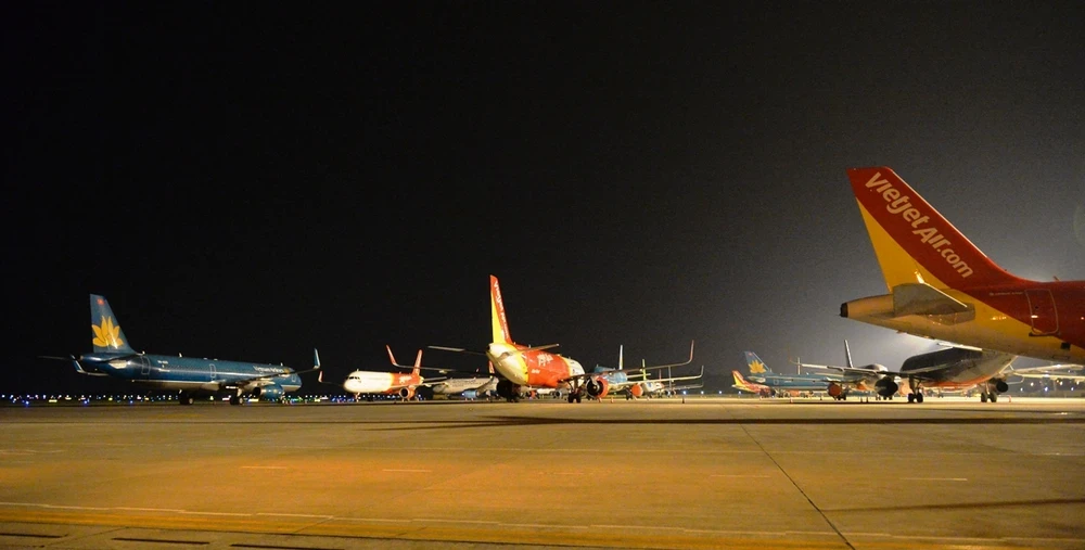 Cục Hàng không Việt Nam yêu cầu các hãng hàng không tăng chuyến, bố trí bay đêm dịp cao điểm Tết. (Ảnh: Việt Hùng/Vietnam+)
