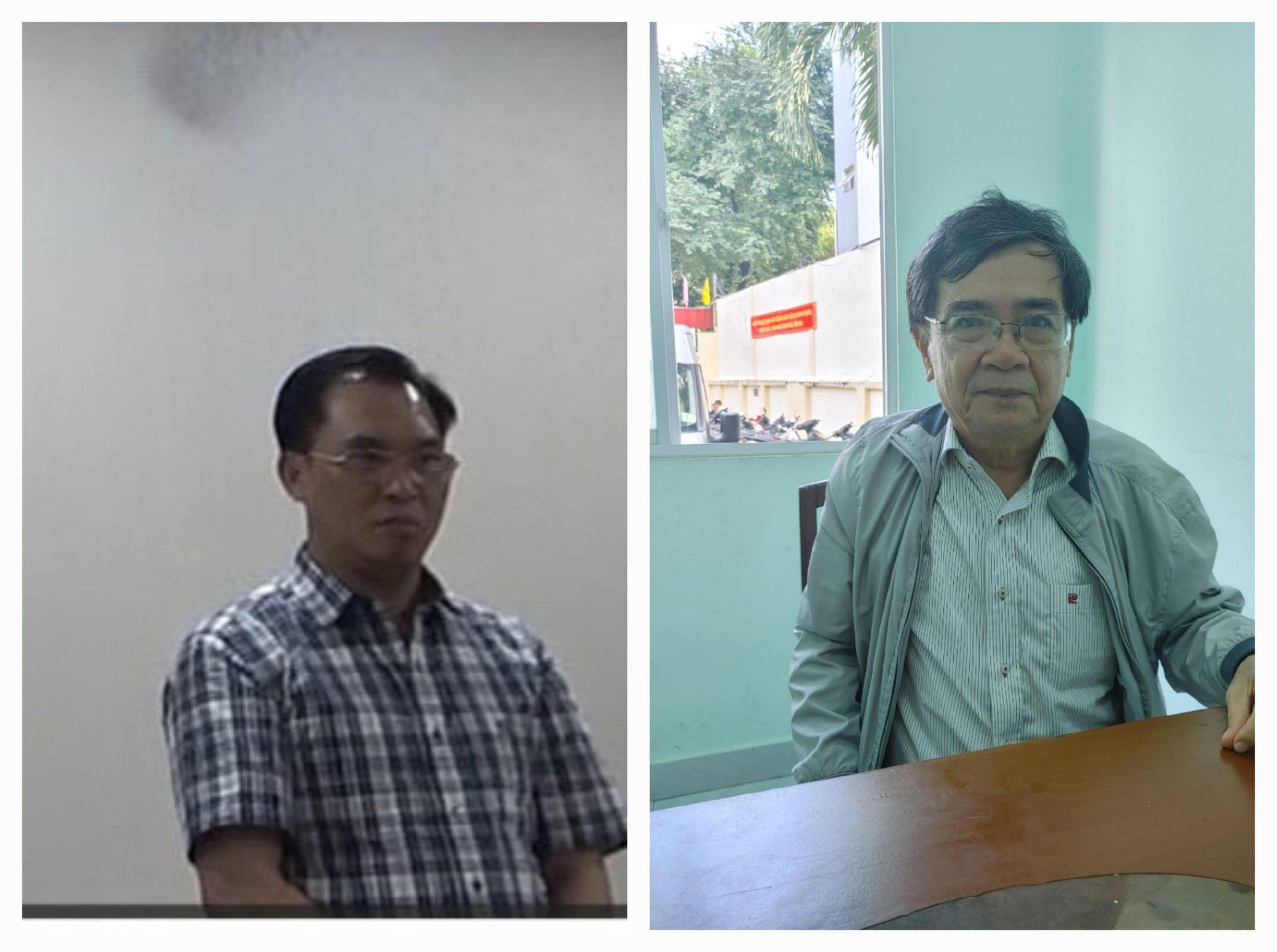 Ông Đinh Trường Chinh (trái) và ông Huỳnh Thế Năng - Ảnh: Công an cung cấp