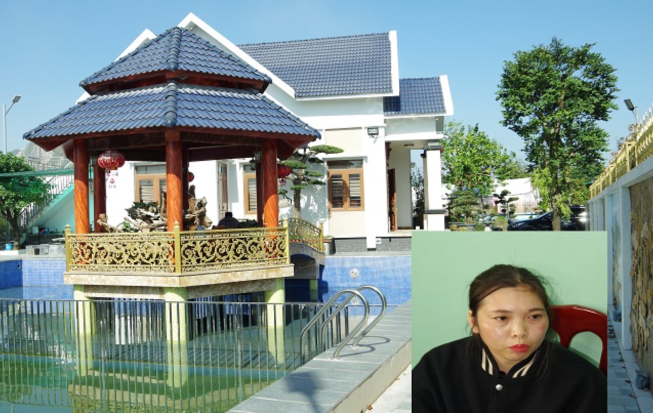 Nhà của Phạm Thị Nhường - Ảnh: Công an tỉnh Hà Nam 
