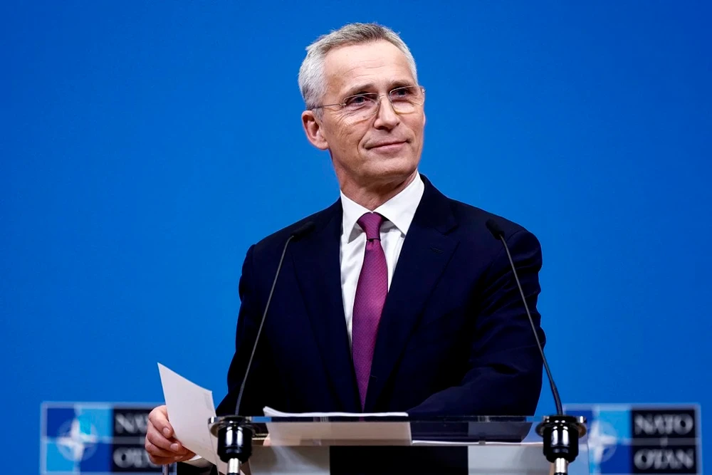 Tổng thư ký NATO Jens Stoltenberg. (Ảnh: AFP/TTXVN)