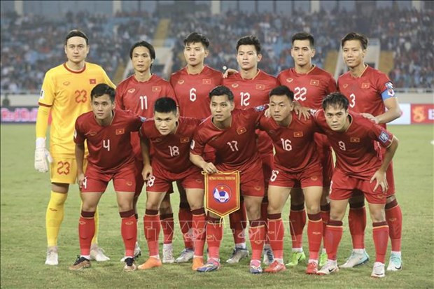 Vietnamese men’s football team maintain Southeast Asia’s top position hinh anh 1