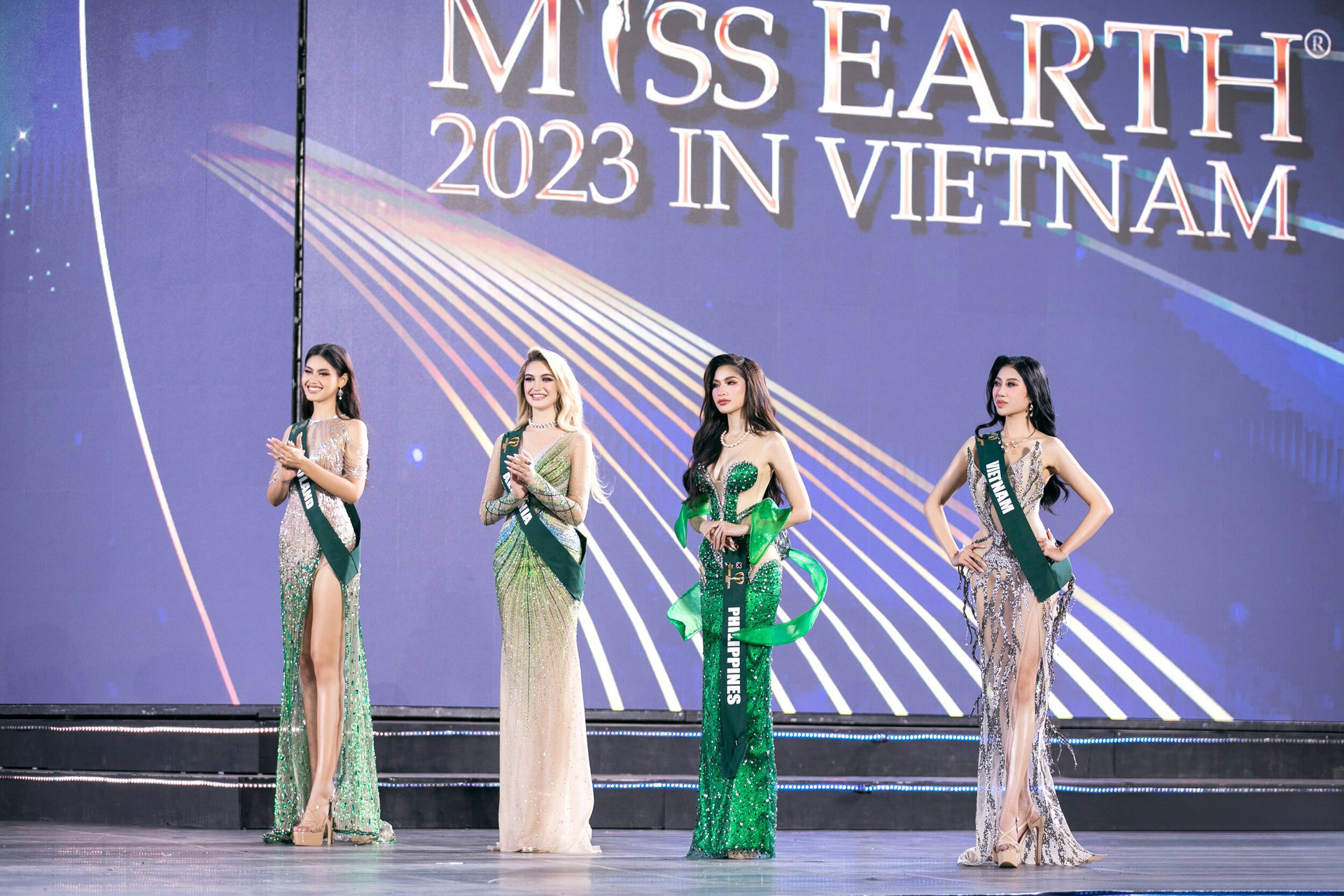 4 người đẹp xuất sắc nhất của Miss Earth 2023.