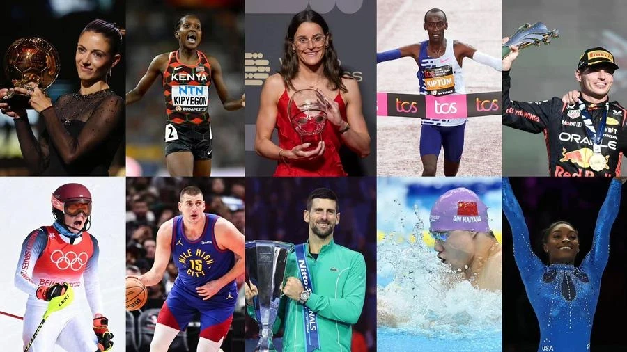10 vận động viên xuất sắc nhất thế giới trong năm 2023 theo bình chọn của Xinhua. (Nguồn: Xinhua)