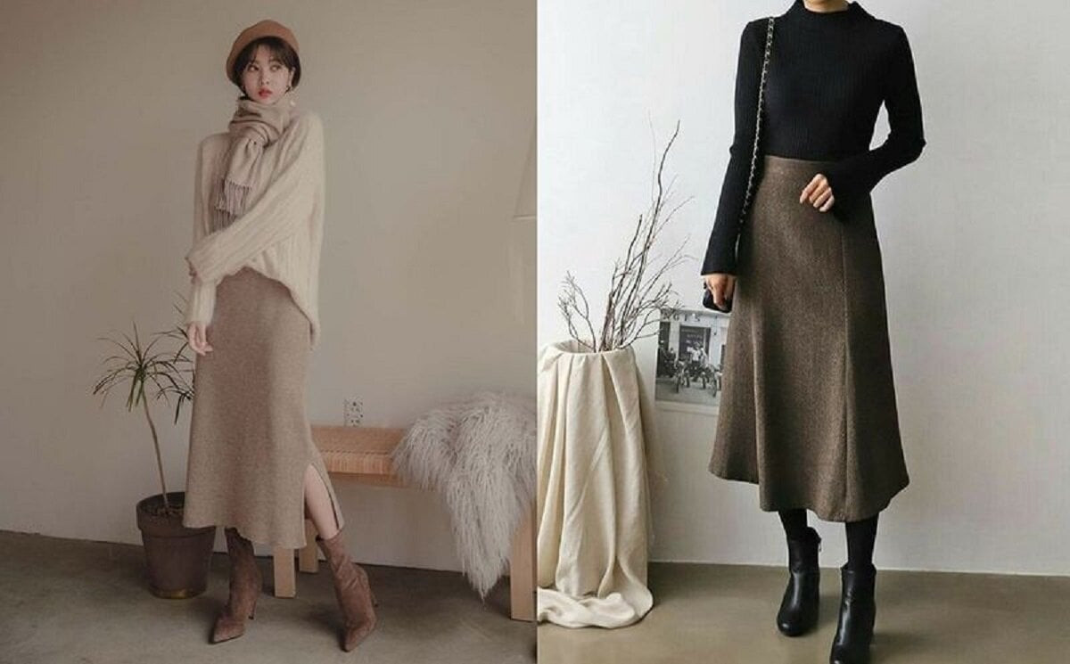 Tổng hợp các mẫu chân váy dài Hàn Quốc dự báo dẫn đầu xu hướng thời trang  năm nay | Recipe | Skirt trends, Trending fashion outfits, Fashion dresses
