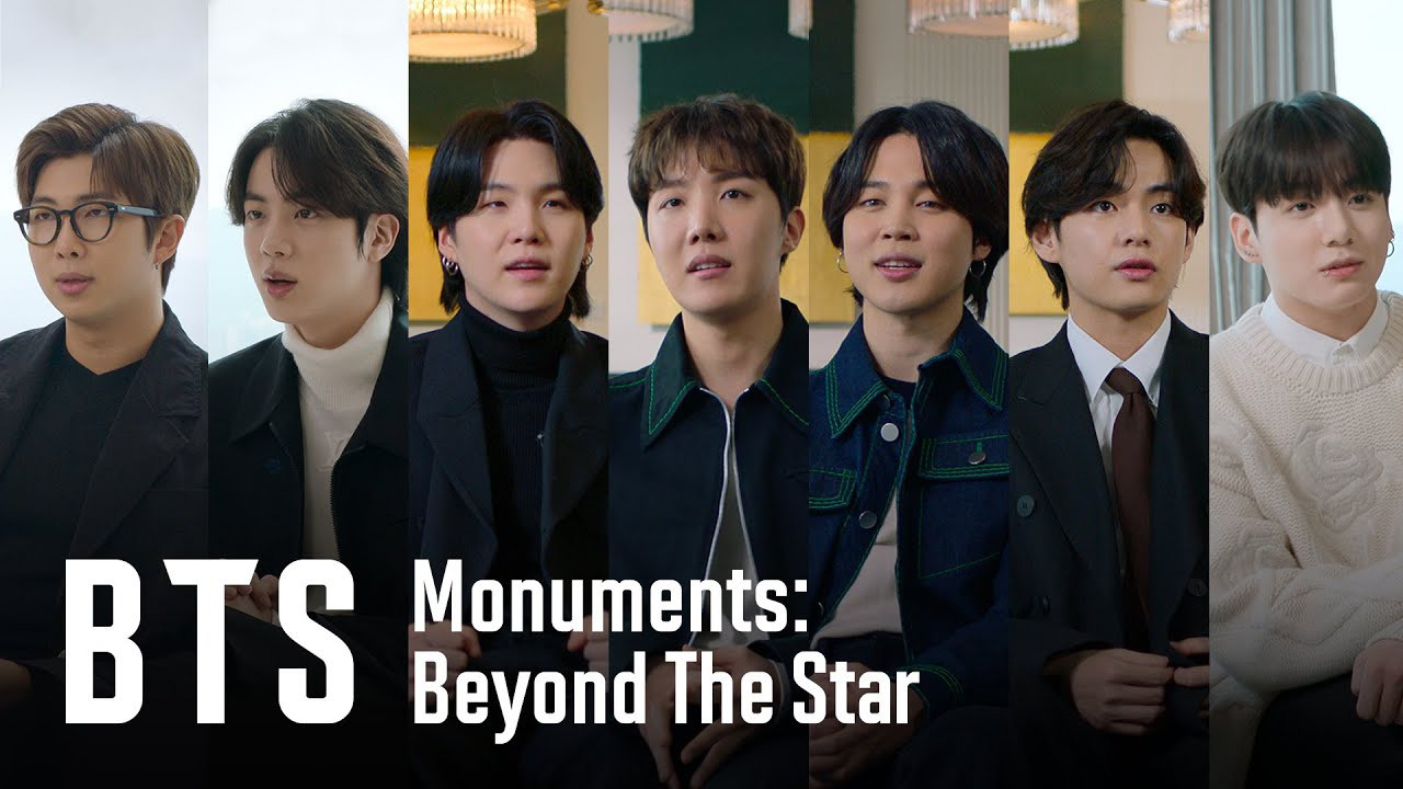 Phim tài liệu BTS Monuments: Beyond the Star vừa được phát hành vào tháng 12-2023 - Ảnh: Disney+