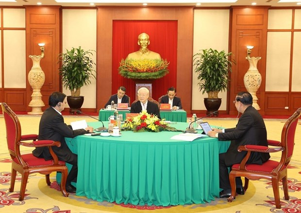 Nation staying united, resolved to build stronger, more prosperous, happier Vietnam: Party leader hinh anh 5