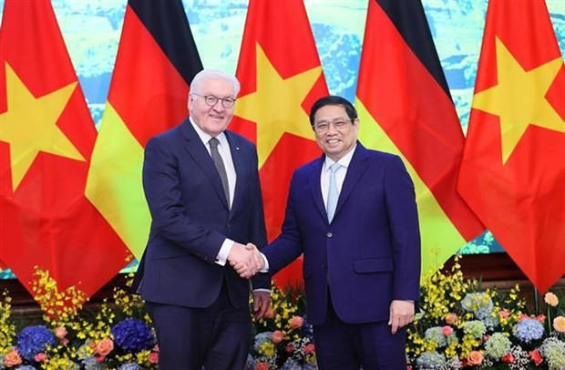 Prime Minister meets German President in Hanoi hinh anh 1