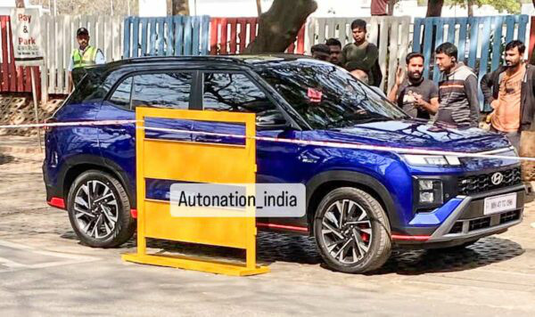 Hyundai Creta N Line xuất hiện công khai tại Mumbai, Ấn Độ - Ảnh: Autonation_india