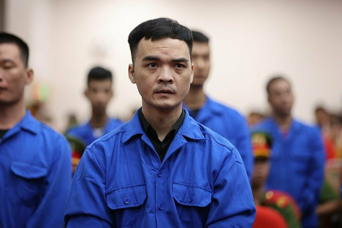 Nguyễn Văn Thái tức Thái Bus lĩnh án tù chung thân do cầm đầu vụ hỗn chiến. Ảnh: Trần Thanh