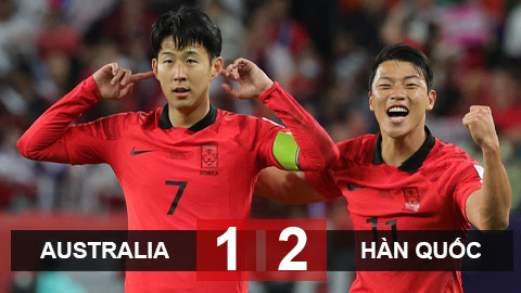 Australia 1-2 Hàn Quốc: Son Heung Min đẳng cấp, đưa Hàn Quốc vào bán kết
