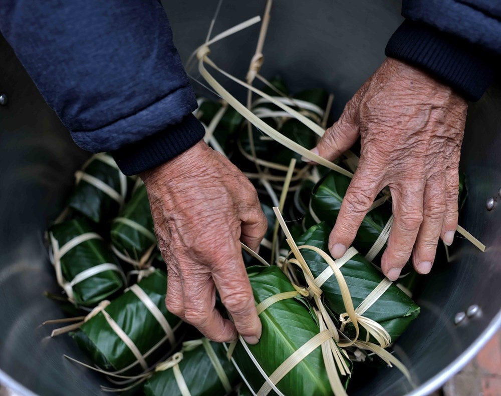 Making Tet chung cakes - Traditional cultural feature of Vietnamese people hinh anh 5