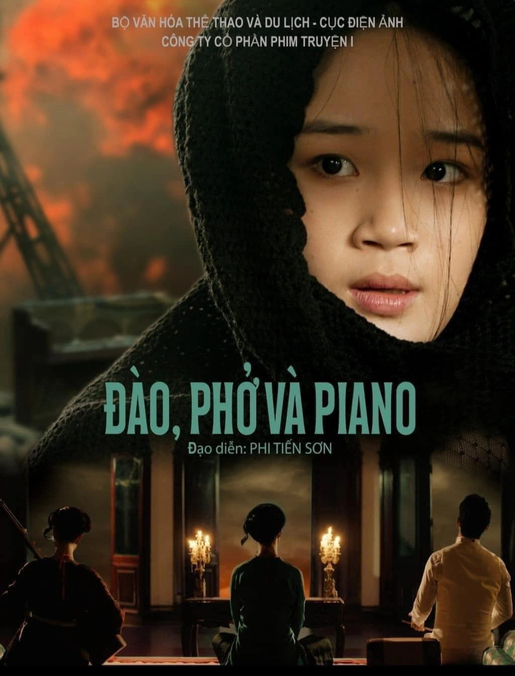 Poster phim Đào, phở và piano được chia sẻ liên tục trên các hội nhóm phim ảnh - Ảnh: ĐPCC